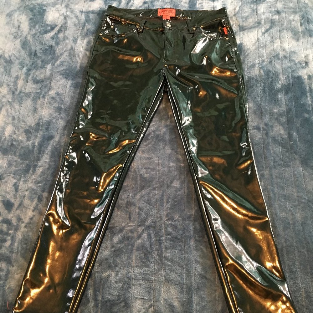 Vinyl Patent Leather Black Pants by Tripp NYC